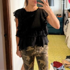 A Piece Apart Ruffle Top